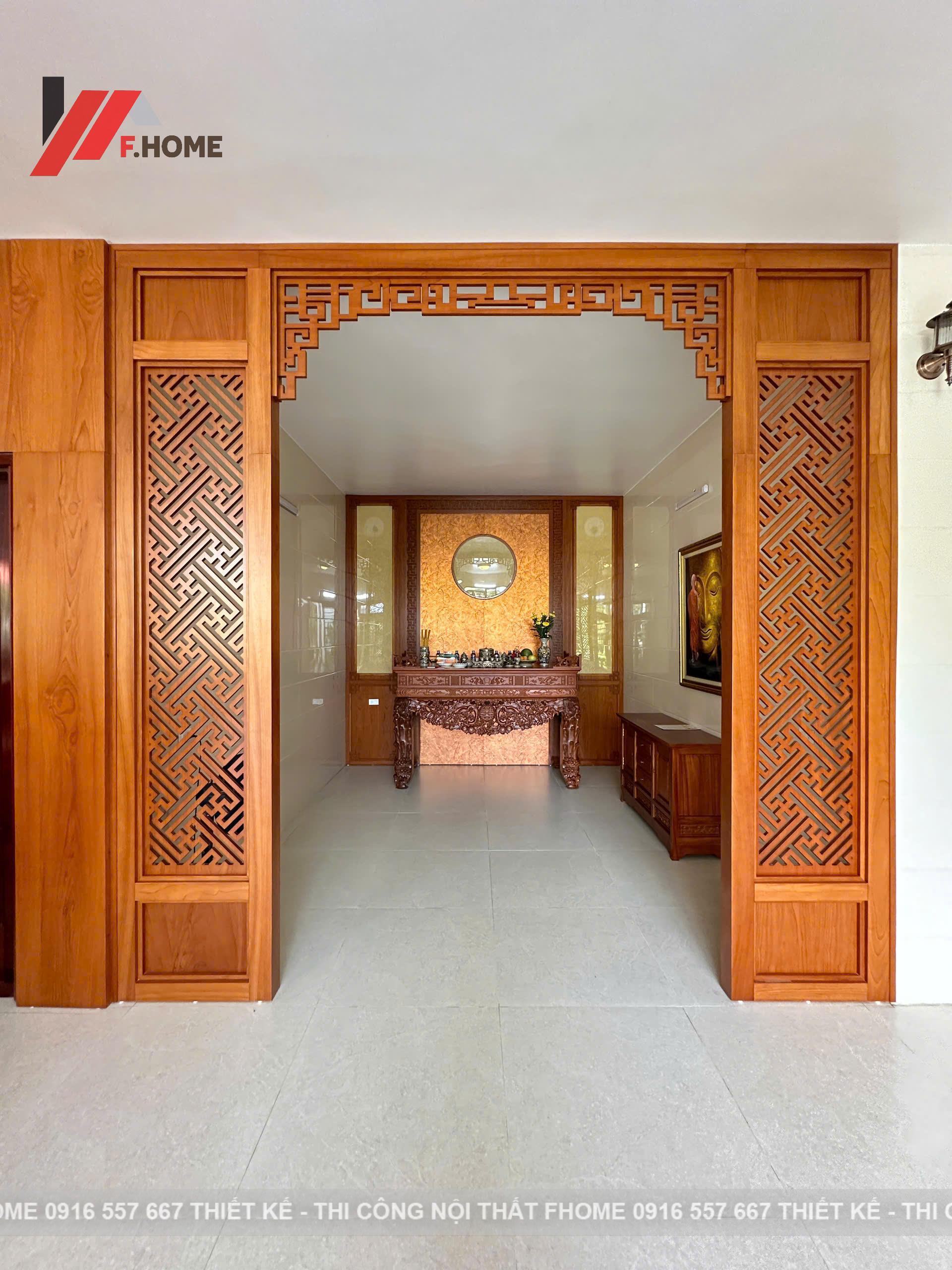 Nhà cap 4 noi that plywood phu veneer go do