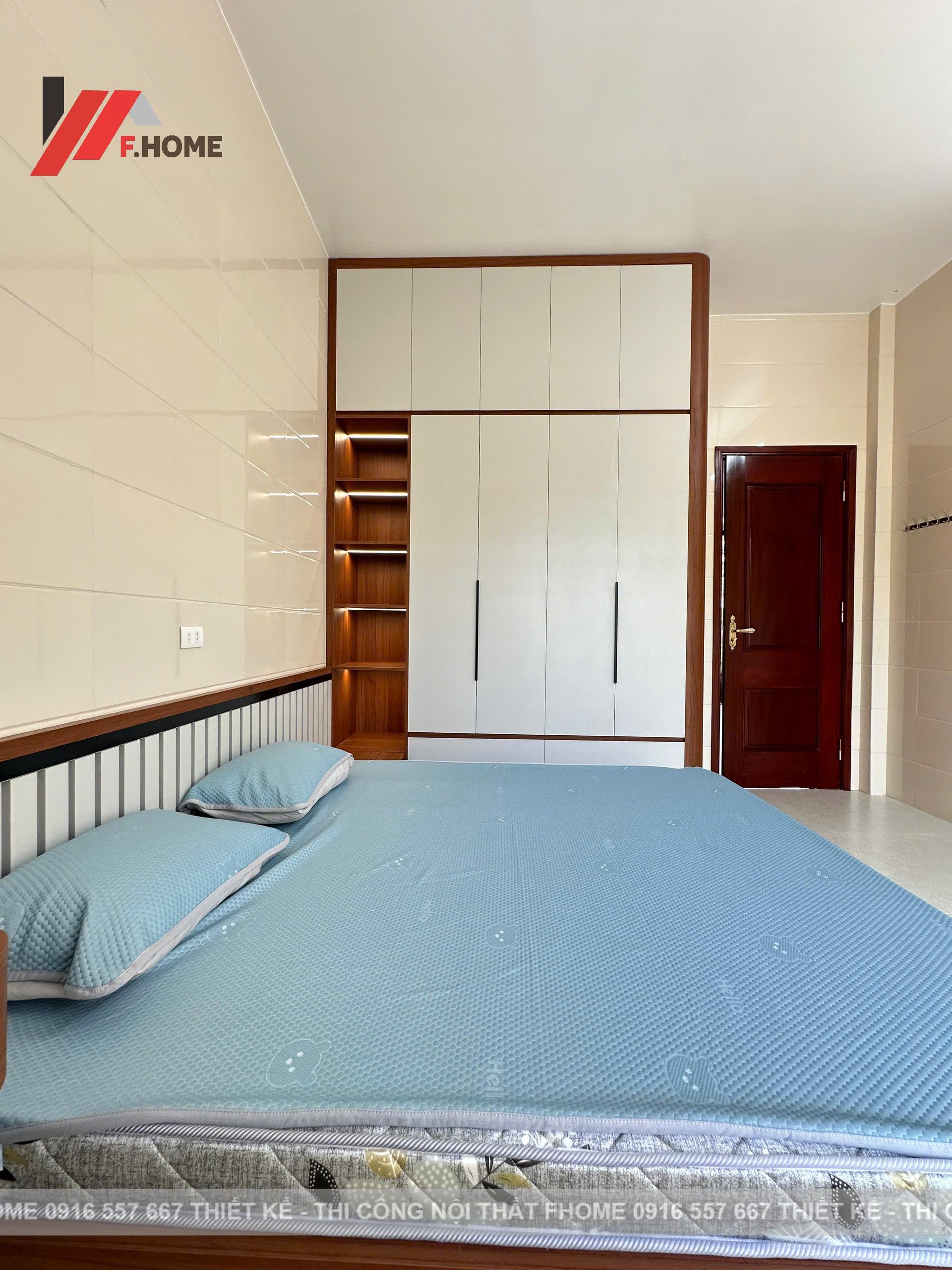 Nhà cap 4 noi that plywood phu veneer go do