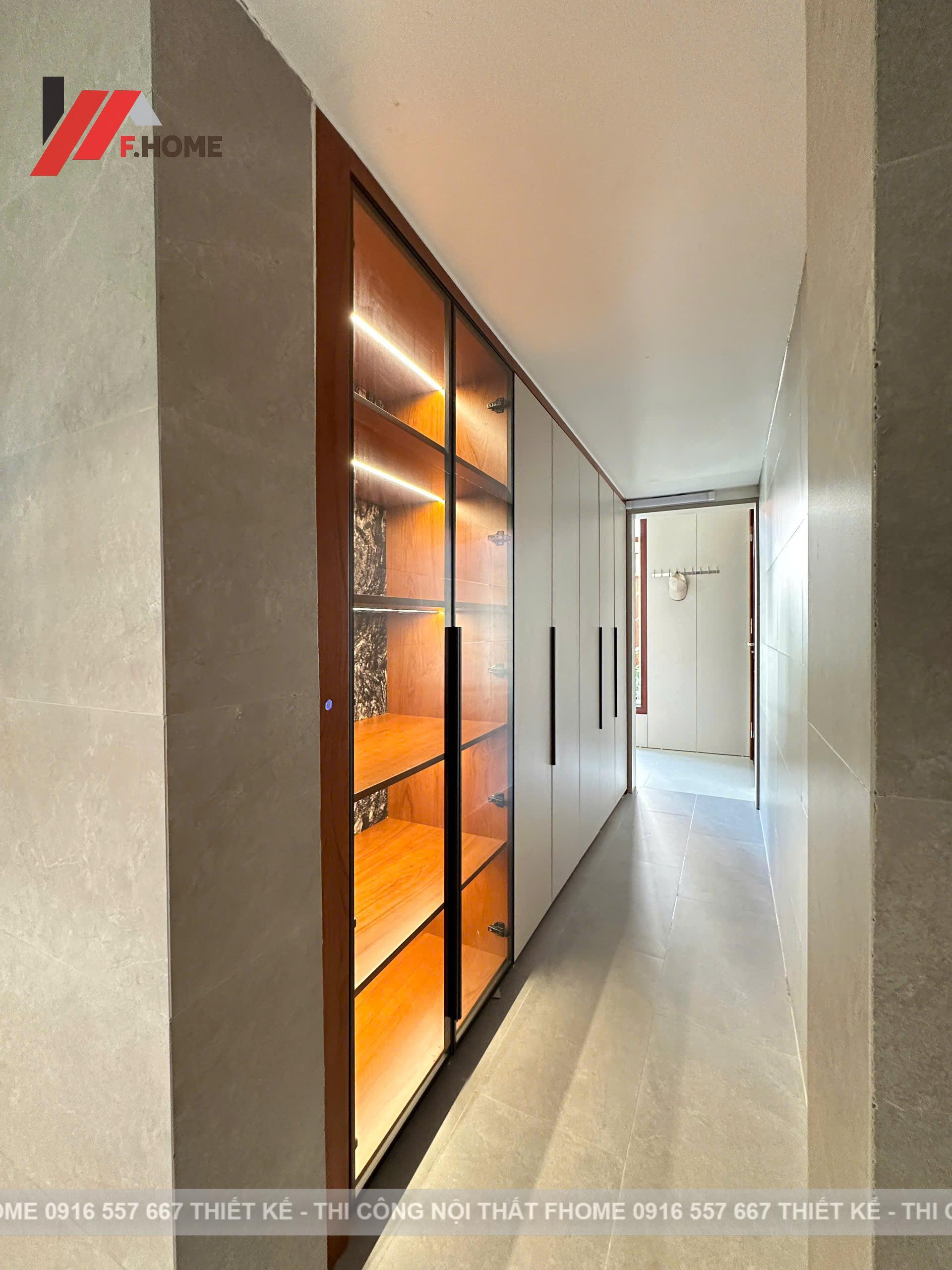Nhà cap 4 noi that plywood phu veneer go do