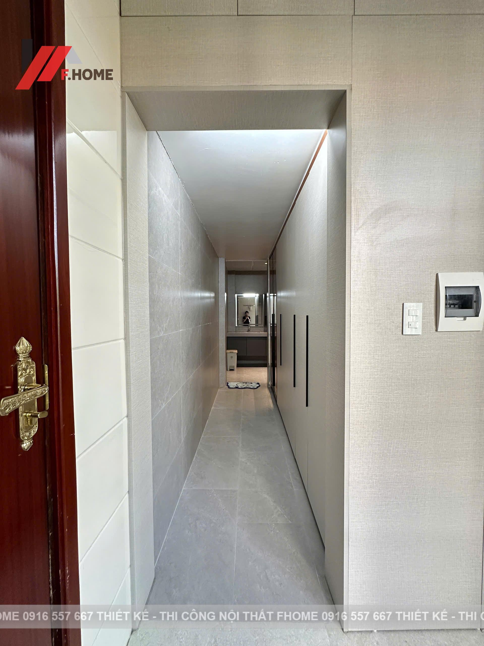 Nhà cap 4 noi that plywood phu veneer go do